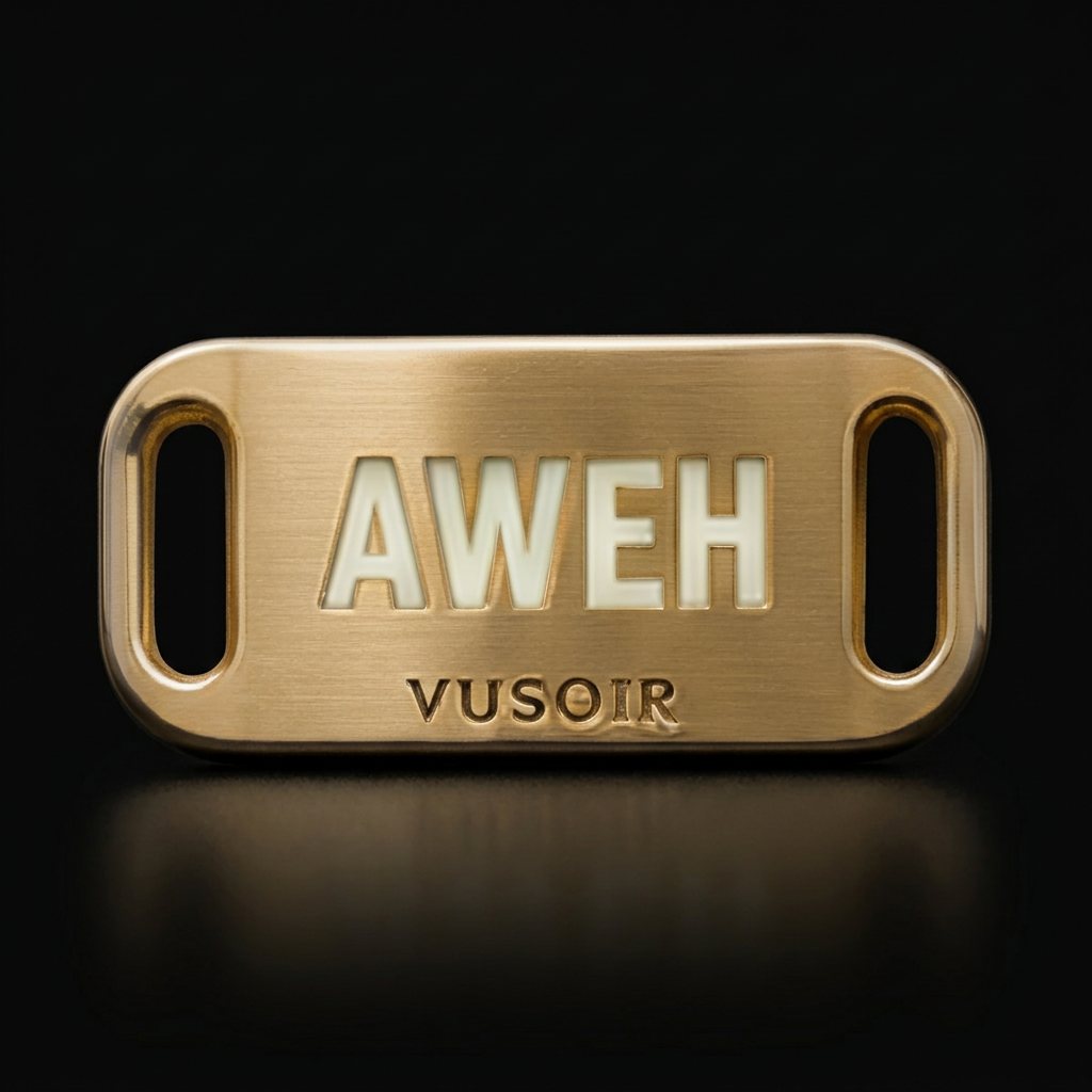 After Dark AWEH glow lace lock in Gold, daylight