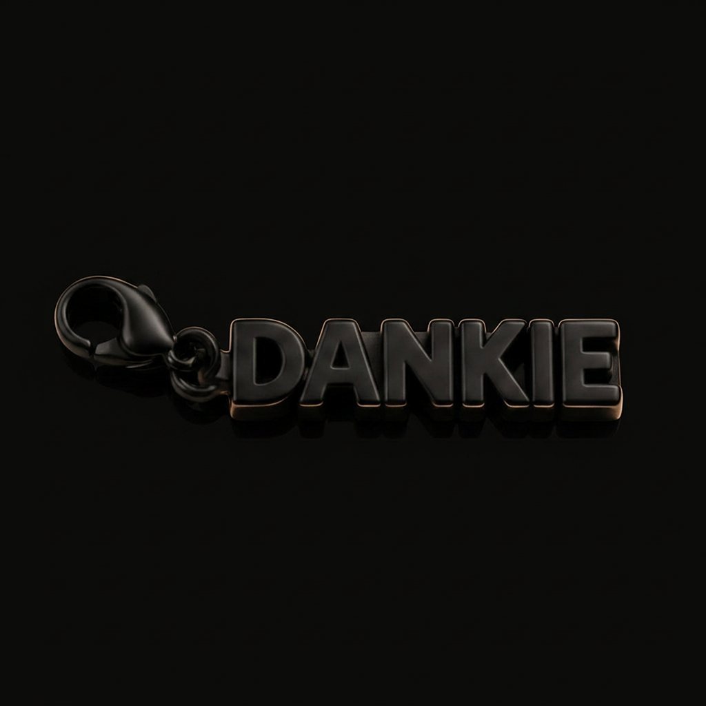 VUSOIR Kasi DANKIE lace charm in Matte Black