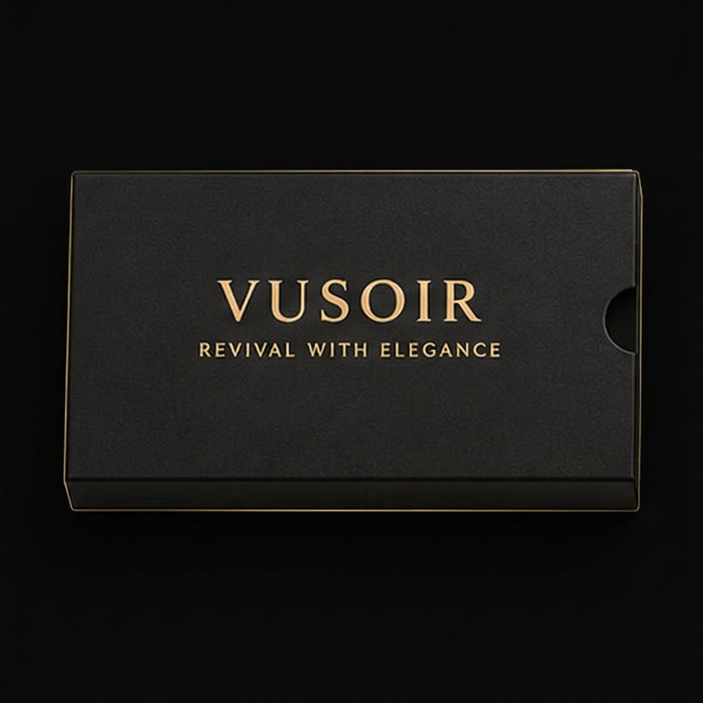 VUSOIR Mixed Set Gift Box, closed — matte black